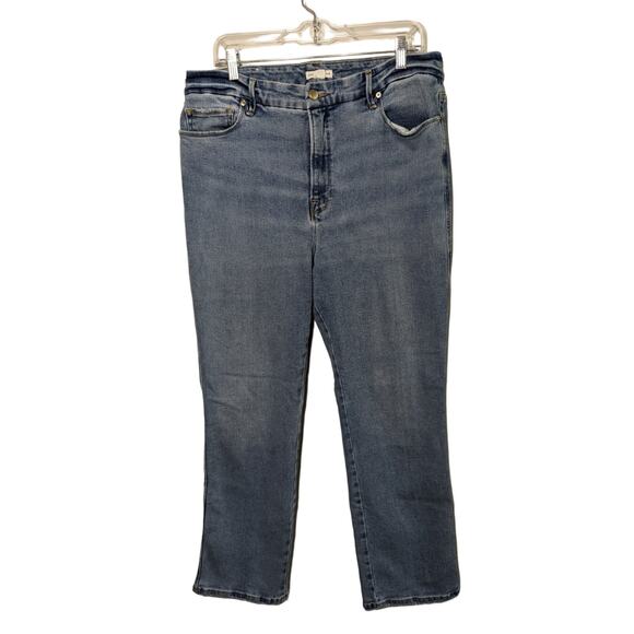 Good American Straight Leg Jeans Size 16 - Picture 1 of 5